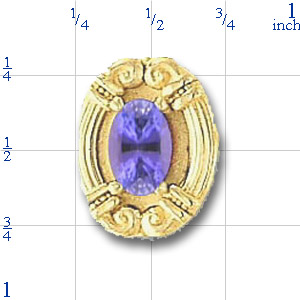 81031 Tanzanite Bracelet Slide 